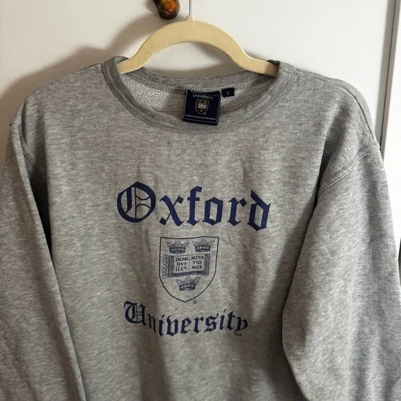 Oxford University Gray Crewneck Sweatshirt - Picture 5 of 5